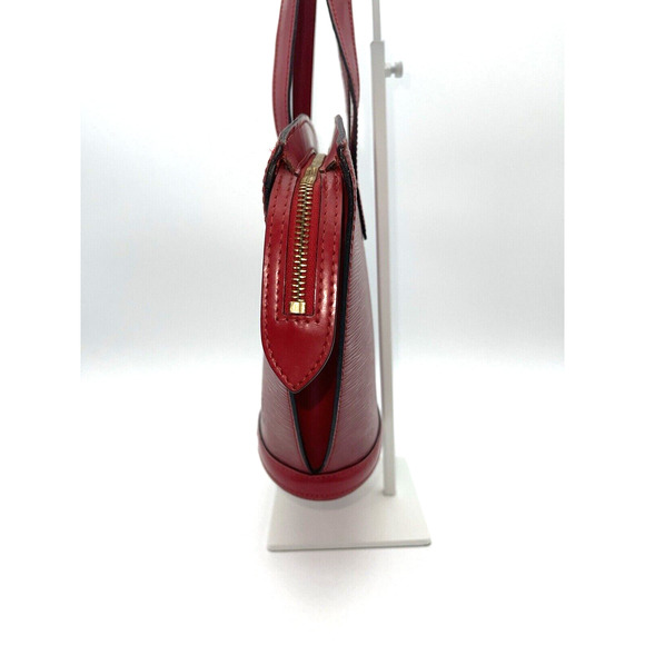 Authentic Louis Vuitton Saint Jacques Red EPI Leather Shoulder Bag LV - Picture 5 of 16